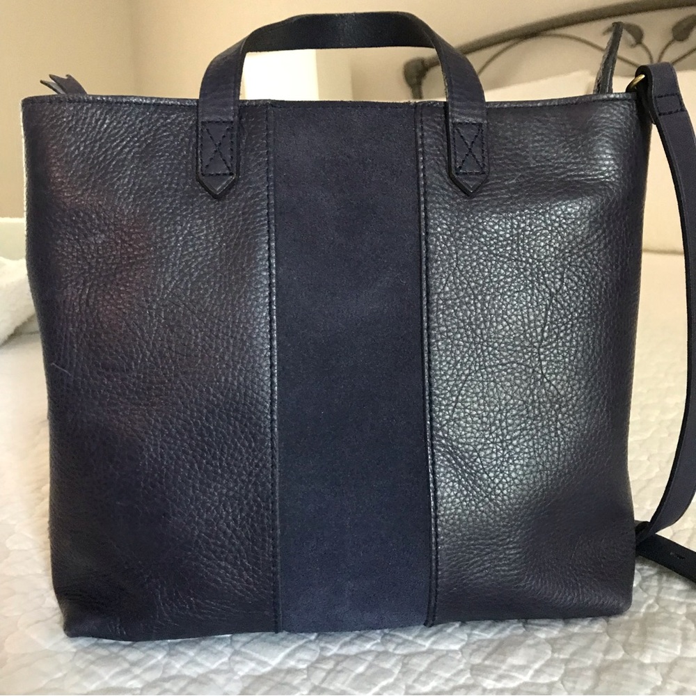 Madewell Small Transport Leather suede Crossbody